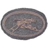 Machine Gunners Qualification Arm Badge