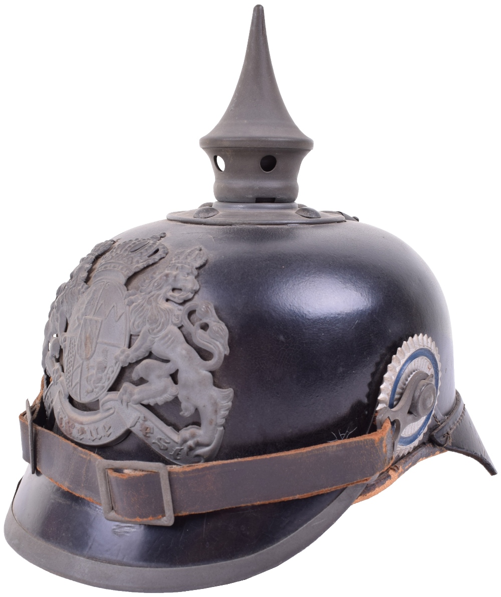 Bavarian Infantry Enlisted Mans Pickelhaube - Image 2 of 12