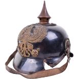 Battle Damaged Prussian Enlisted Mans Ersatz Pickelhaube