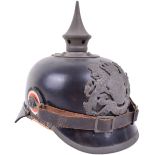 Bavarian Infantry Enlisted Mans Pickelhaube