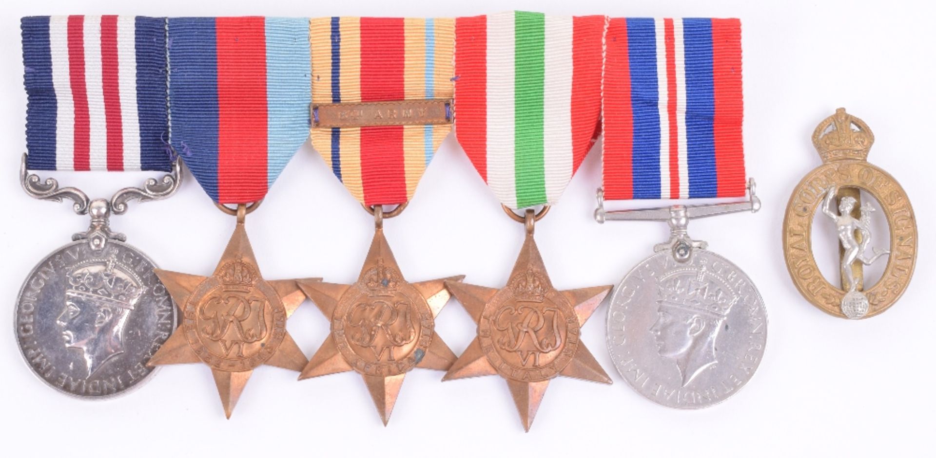 WW2 River Gari (Rapido) Crossing 1944 Immediate Military Medal (M.M) Group of Five of Lance Corporal