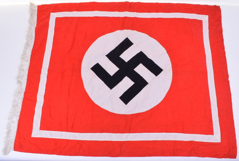 Third Reich NSDAP Political Podium Banner / Flag