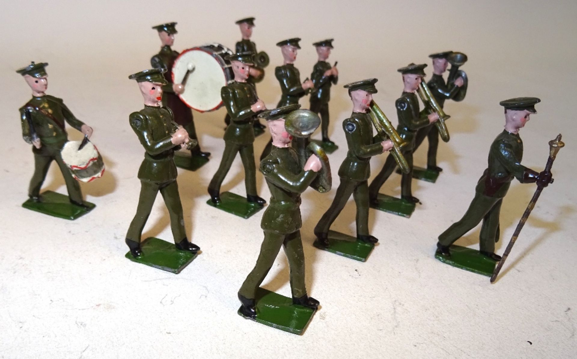 Britains set 1290, Band of the Line, service dress - Image 2 of 4