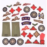 Selection of Cloth Insignia etc