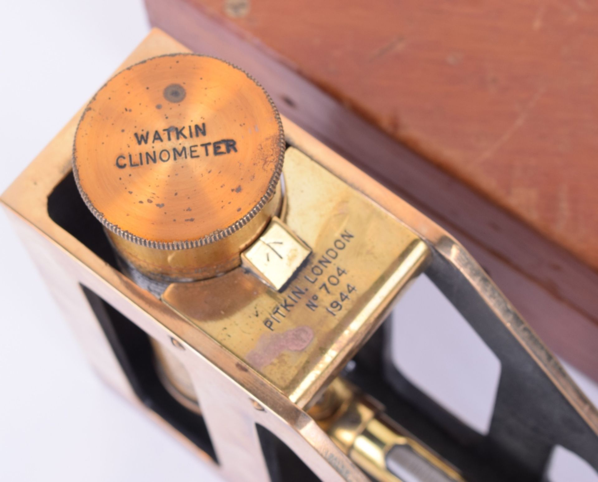 1941 Brass Watkin Clinometer by Pitkin London - Image 3 of 5