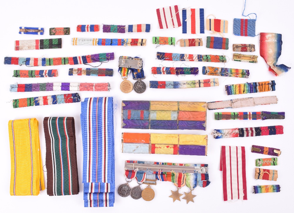 British Medal Ribbon Bars and Miniature Medals - Image 2 of 2