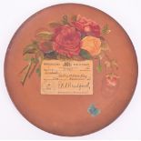 Watcombe Pottery Terracotta Plate of Metropolitan Police Interest