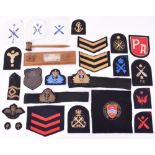 2x WW2 Royal Navy Officers Cap Badges