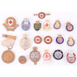 Selection of Red Cross and Home Front Badges Etc