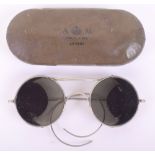 A Pair of Aviation Pilots Glare Glasses