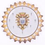 Antique Plate with Coat of Arms