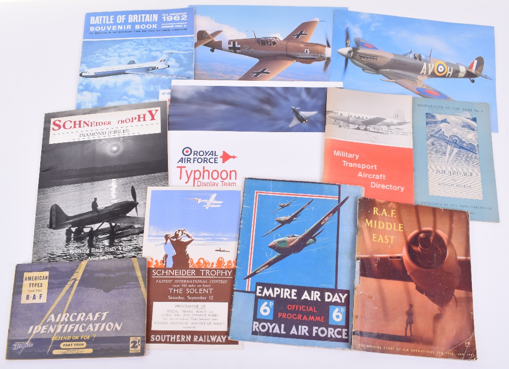 A Quantity of Aviation, Books, Programmes & Pamphlets