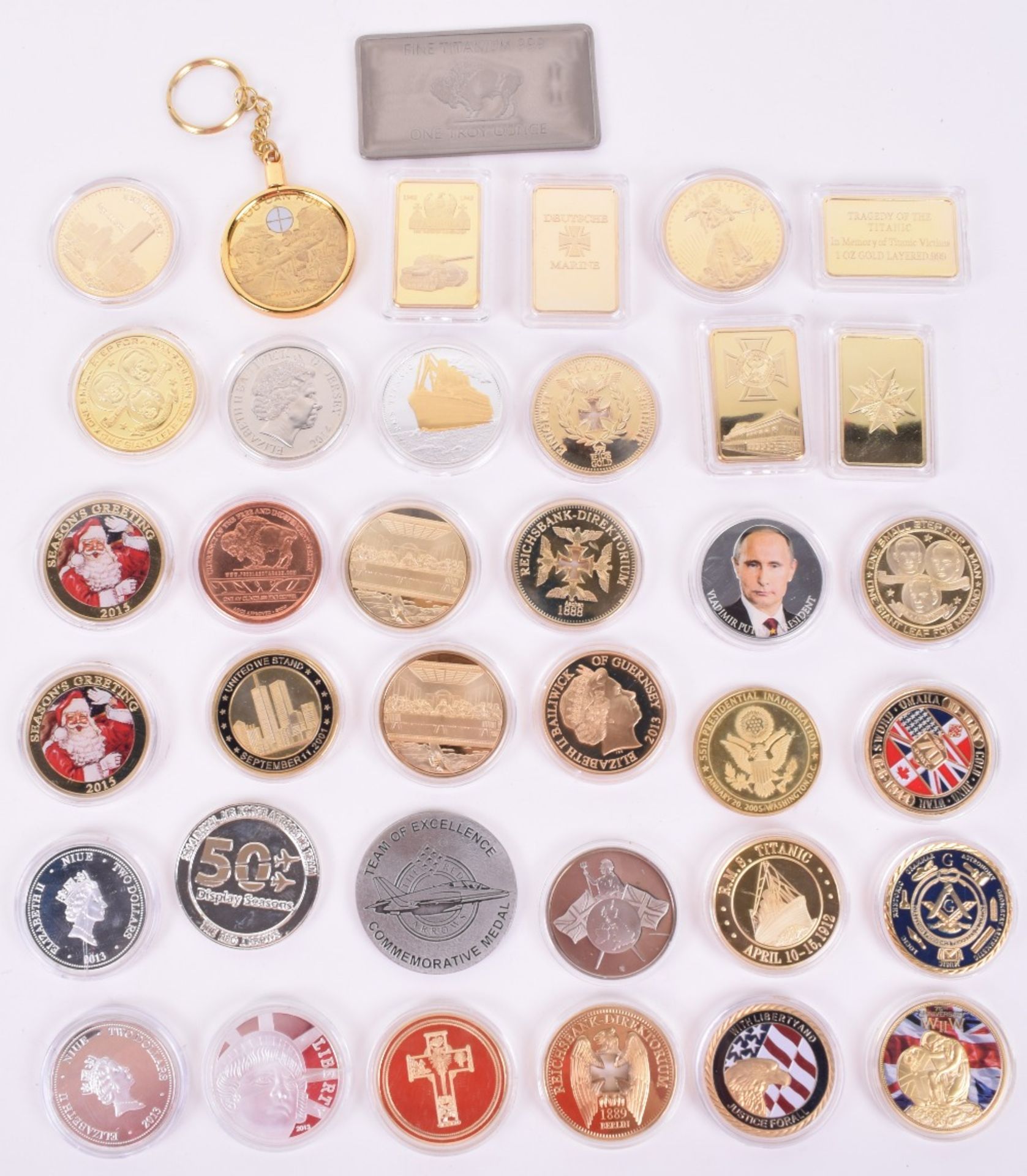 A Collection of Commemorative Coins & Ingots - Image 2 of 2