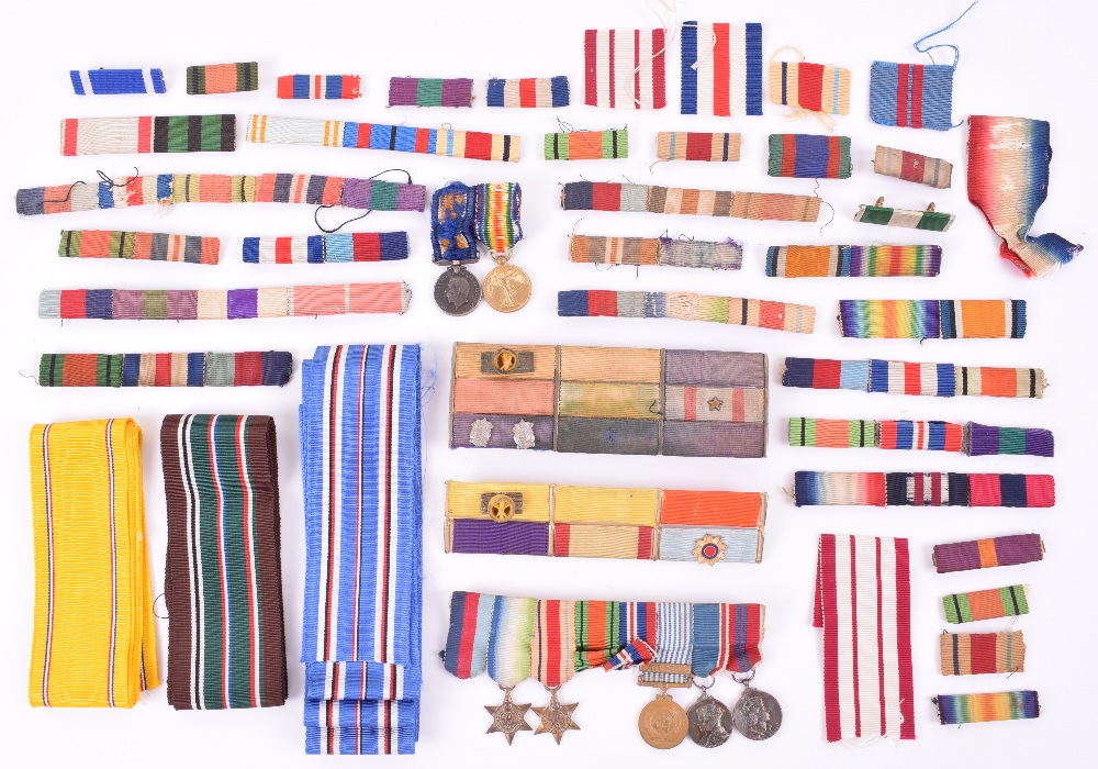 British Medal Ribbon Bars and Miniature Medals