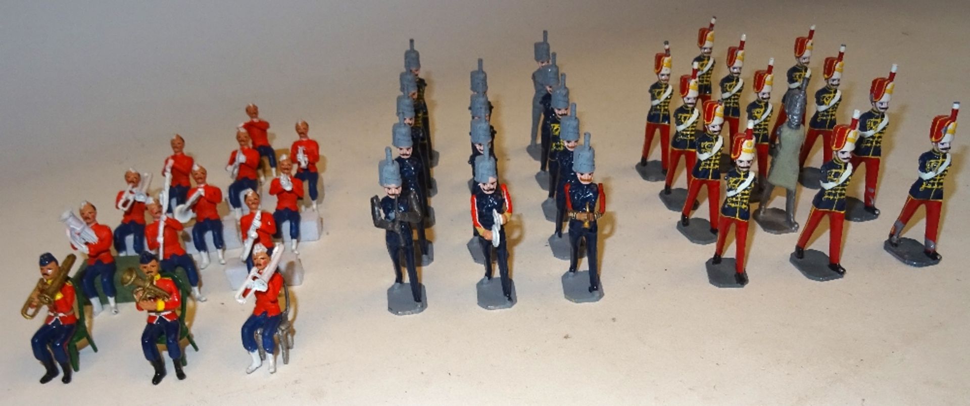 Replica original castings Bandsmen and Medley - Image 3 of 7