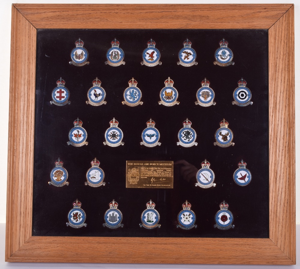 Royal Air Force Battle of Britain Commemorative Squadron Badges Collection