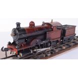Carette for Bassett-Lowke 0 gauge live steam 0-4-0 locomotive and 5374 tender,