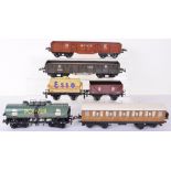 Hornby 0 gauge No.2 Coach and wagons,