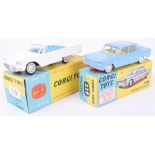 Two Boxed Corgi Toy Cars