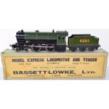 Bassett-Lowke boxed 0 gauge 6690/0 live steam 4-4-0 Enterprise locomotive and tender No.6285,