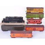 All Nation Lin Inc metal 0 gauge Diesel Switcher No.41 and rolling stock,