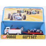 Corgi Toys Gift Set 6 Volkswagen Breakdown Truck with trailer and Cooper Maserati Racing Car