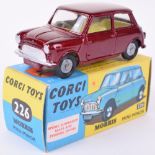 Corgi Toys 226 Morris Mini Minor, metallic maroon
