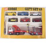 Scarce Corgi Toys Car Transporter and 6 Cars Gift Set 48,