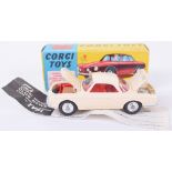 Corgi Toys 239 Volkswagen 1500 Karmann Ghia,cream body