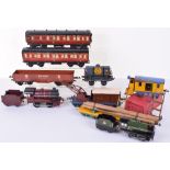 Collection of Hornby 0 gauge locomotives, rolling stock and accessories,