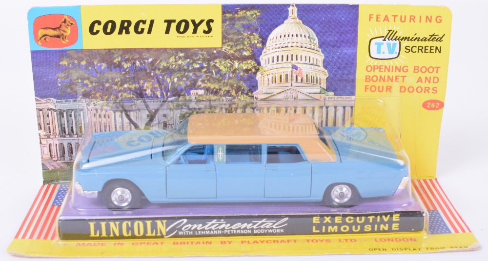 Scarce Corgi Toys 262 Lincoln Continental Executive Limousine