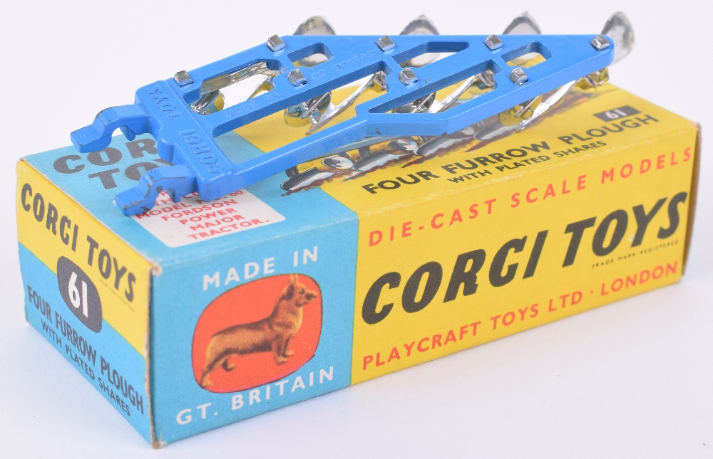 Corgi Toys 61 Four Furrow Plough - Image 2 of 2