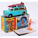 Corgi Toys 485 Surfing with The B.M.C. Mini Countryman.