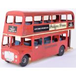 Tri-ang pressed steel London Transport Double Decker bus 93, 1950s,