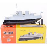 Sutcliffe Model Valiant Clockwork Tinplate Battleship