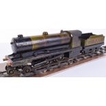 Bowman 0 gauge live steam 4-4-0 locomotive and LNER 4472 tender,