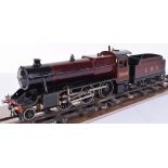 Bassett-Lowke boxed 0 gauge live steam LMS 2-6-0 Mogul locomotive 2945 and LMS tender,