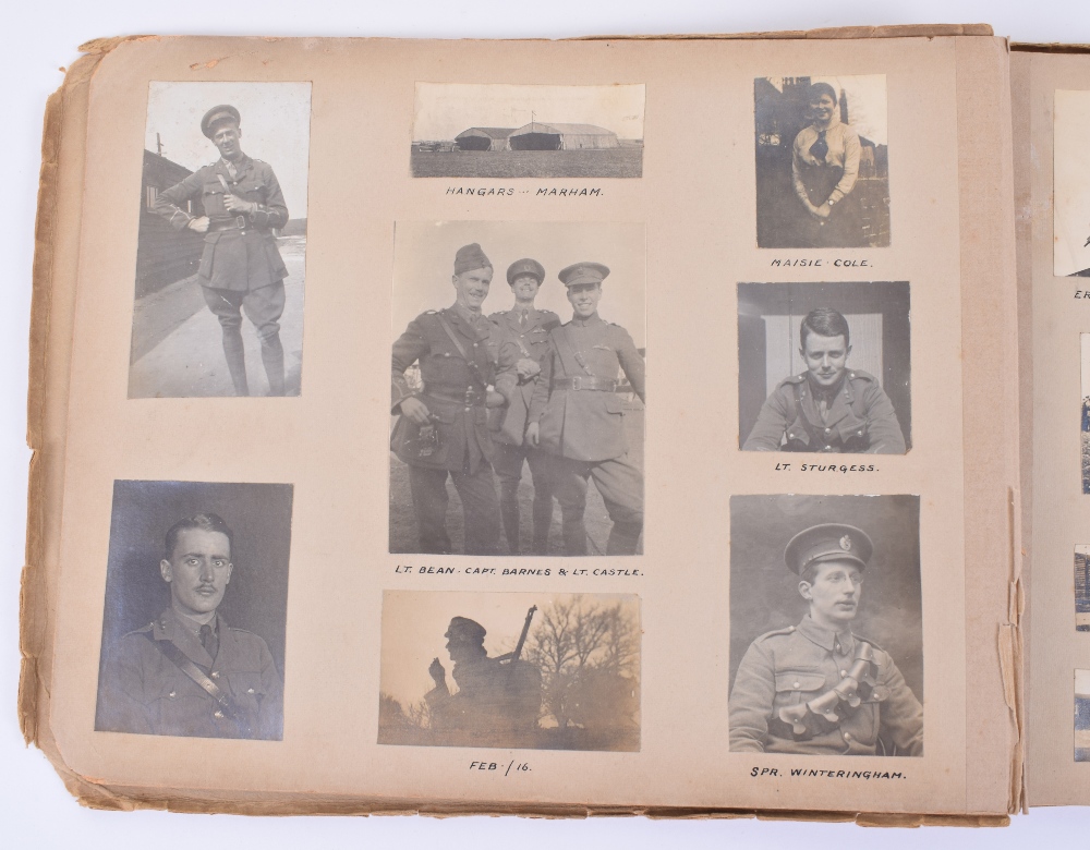 Important Photograph Album of a WW1 Royal Flying Corps Home Defence Squadron - Image 3 of 38