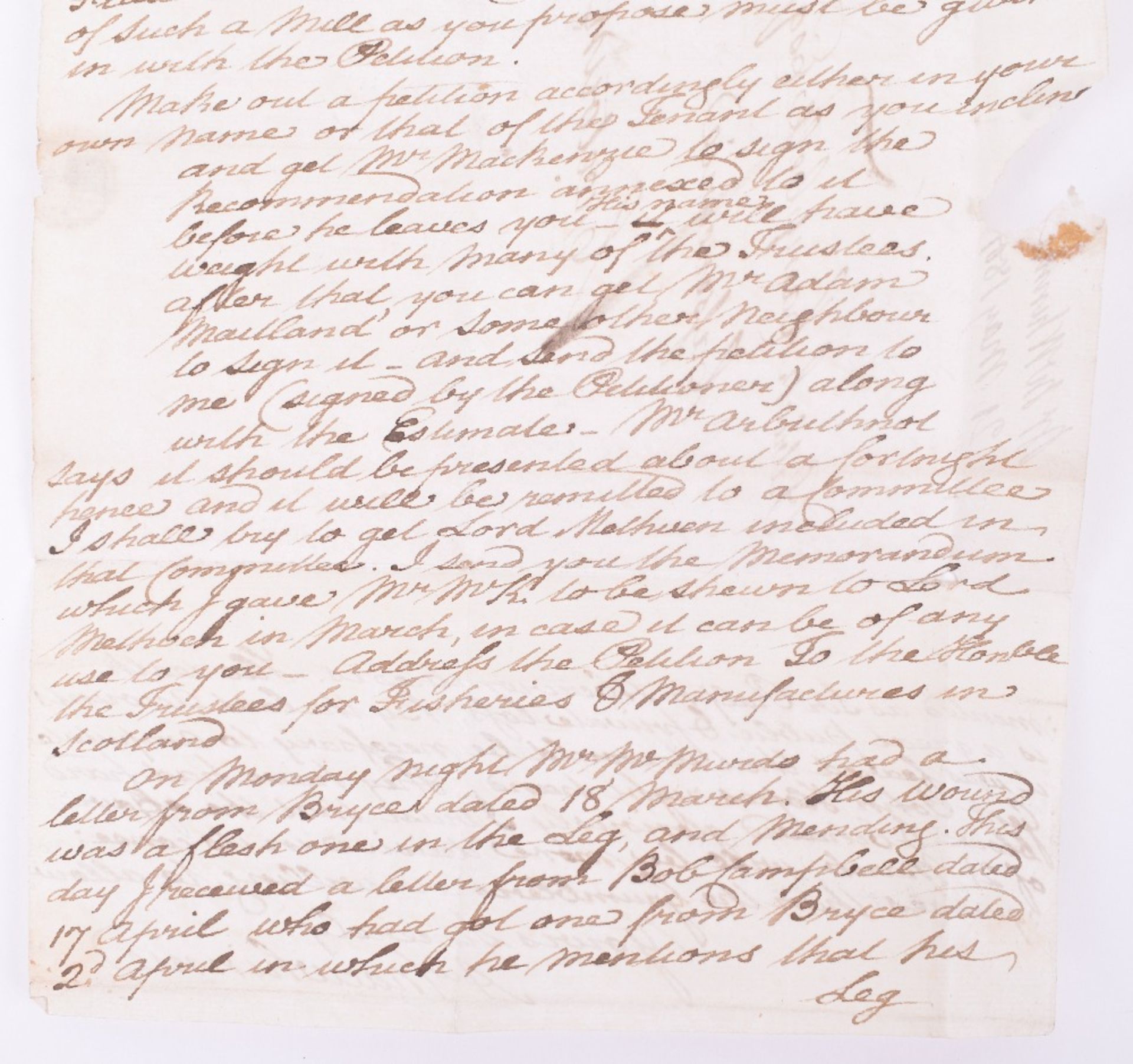 Peninsular War Period Letter - Image 4 of 7