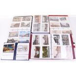 5x Collectors Albums of UK Topographical Postcards