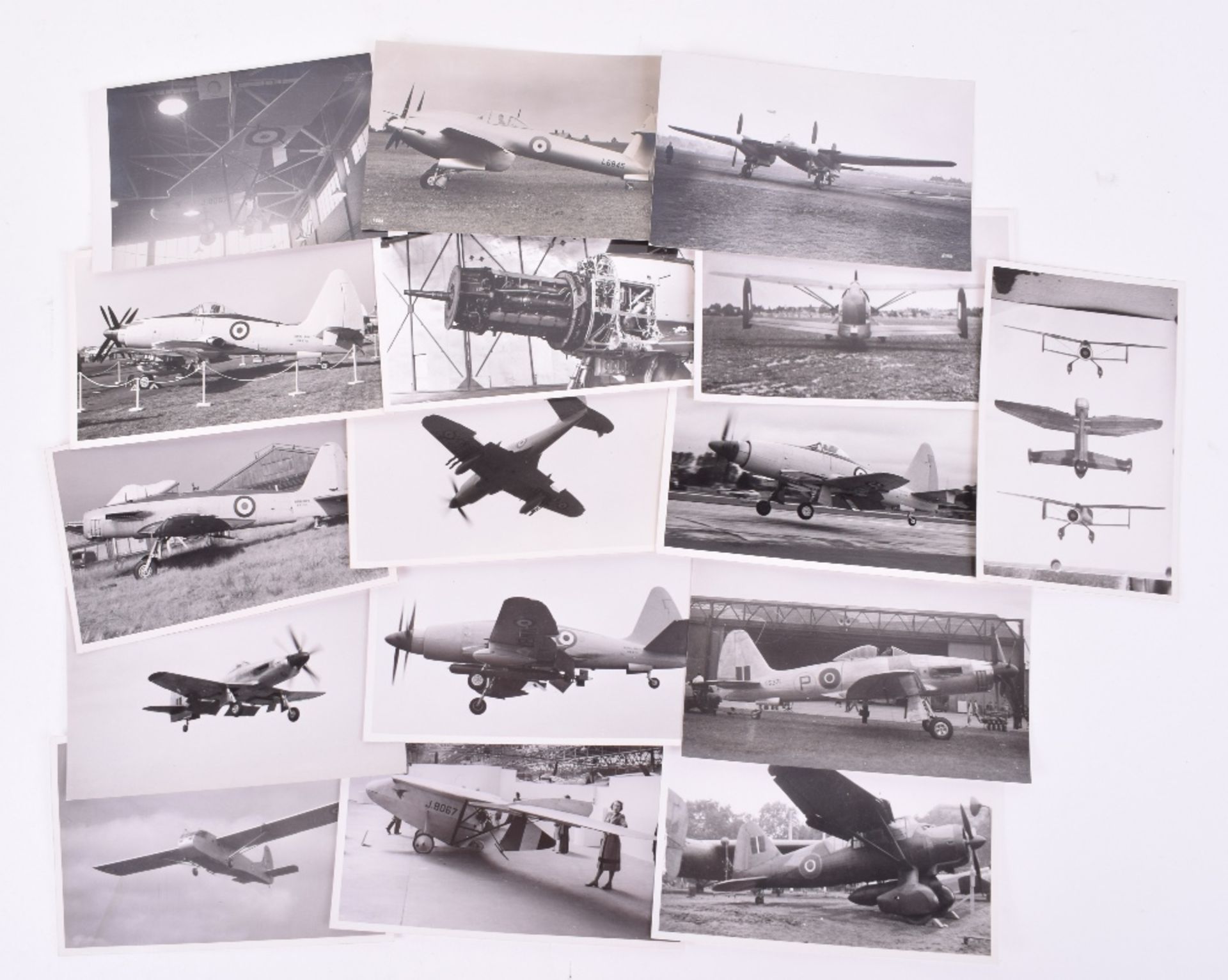 Large Collection of Black & White Aircraft Photographs - Image 6 of 13