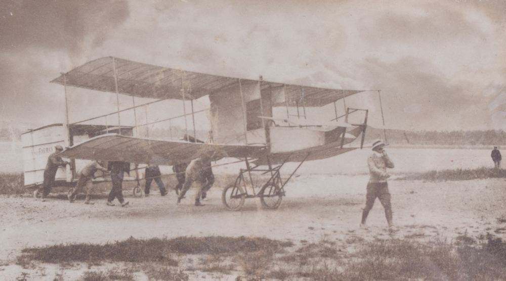 Framed Display of Photographs of Early Aviation Interest - Image 5 of 5