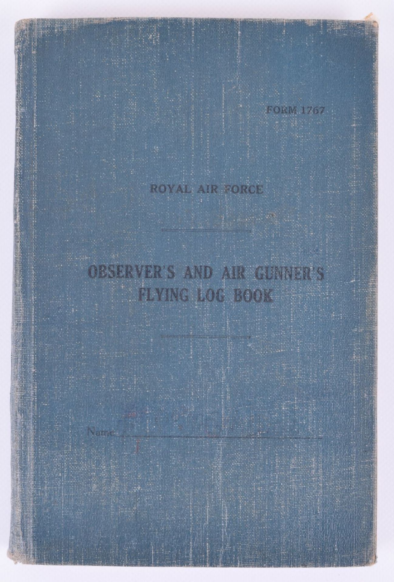 Royal Air Force Observer's and Air Gunner's Flying Log Book of 1066980 F/Lt J Ormerod