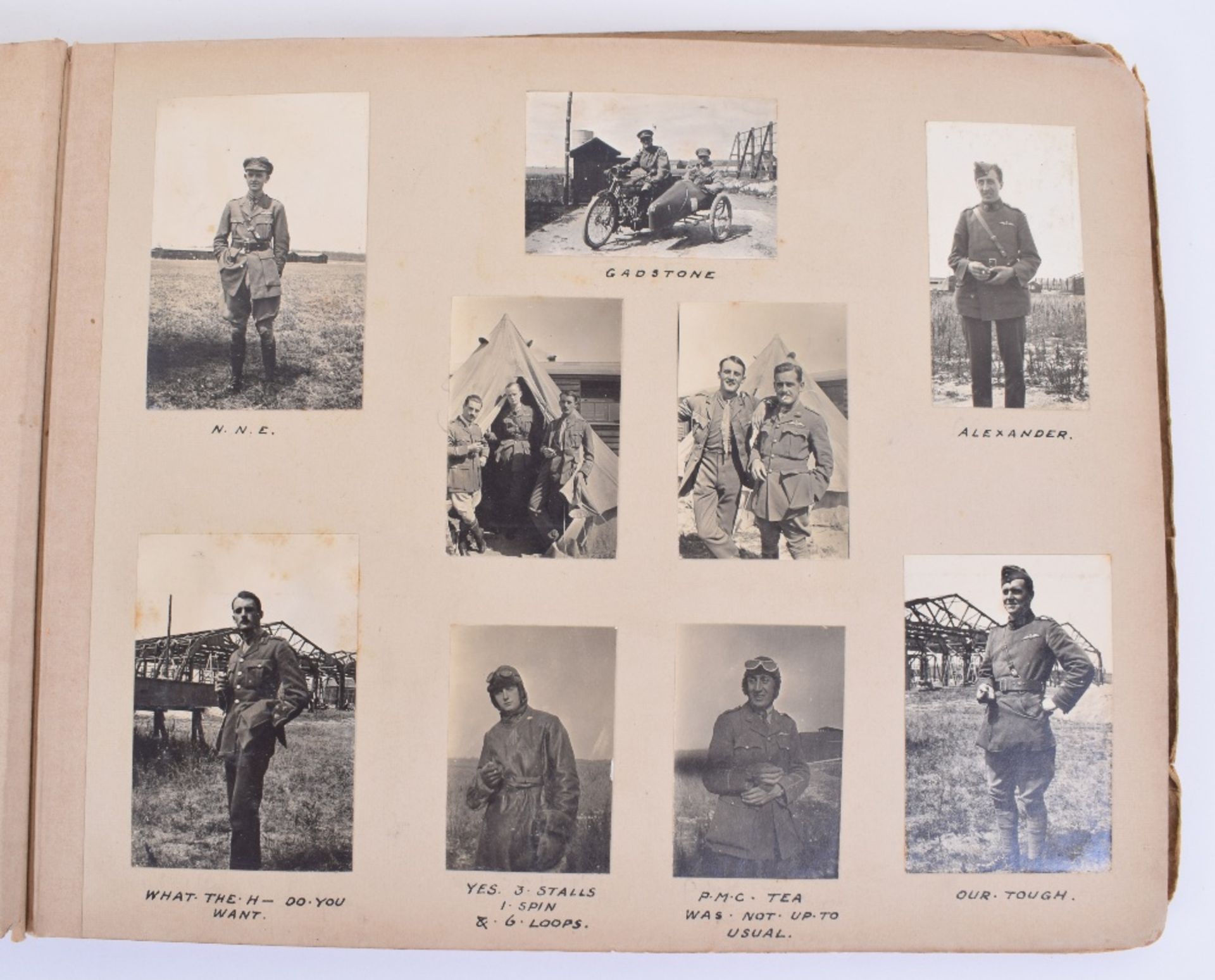 Important Photograph Album of a WW1 Royal Flying Corps Home Defence Squadron - Image 37 of 38