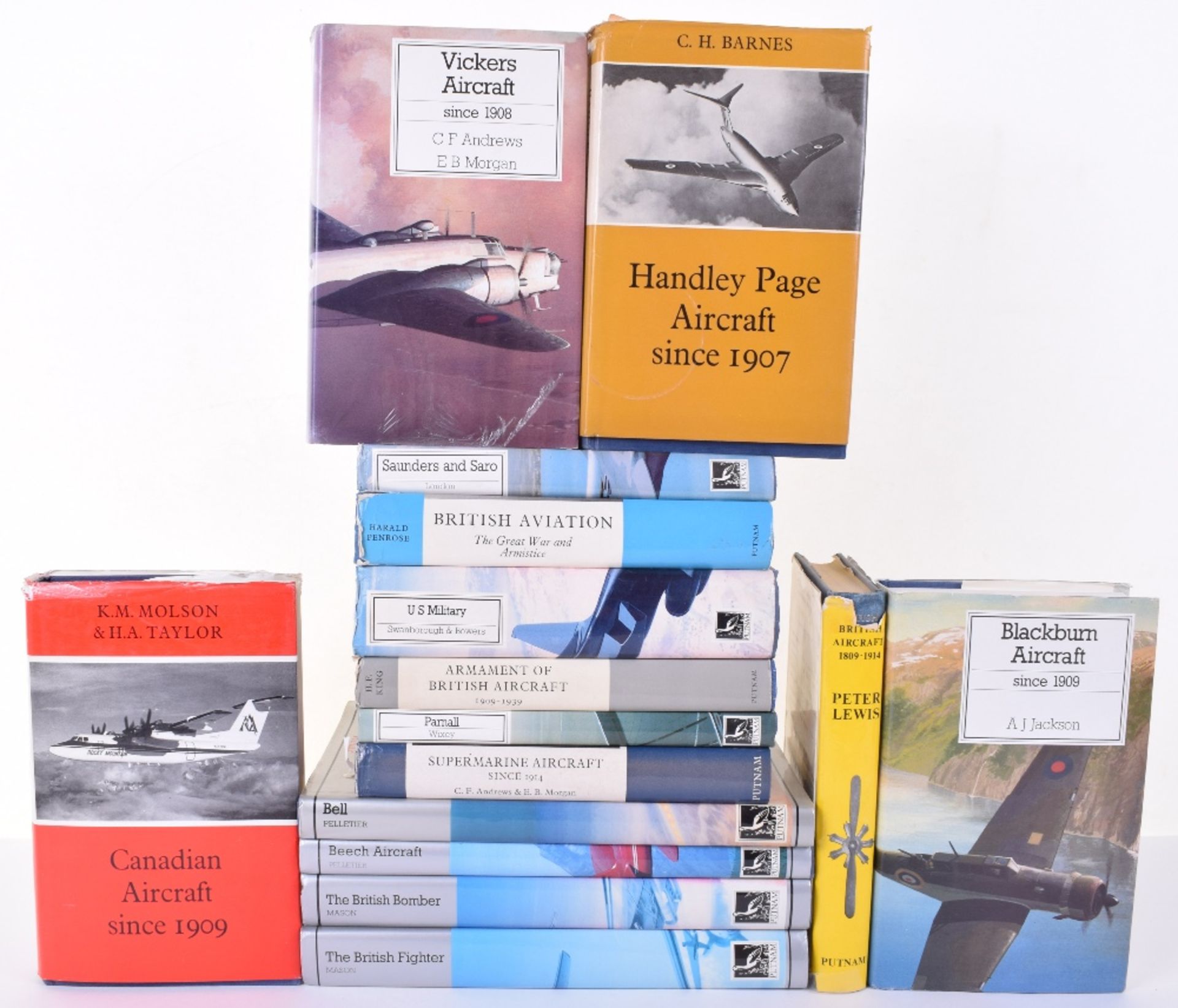 Collection of Putnam Aviation Books