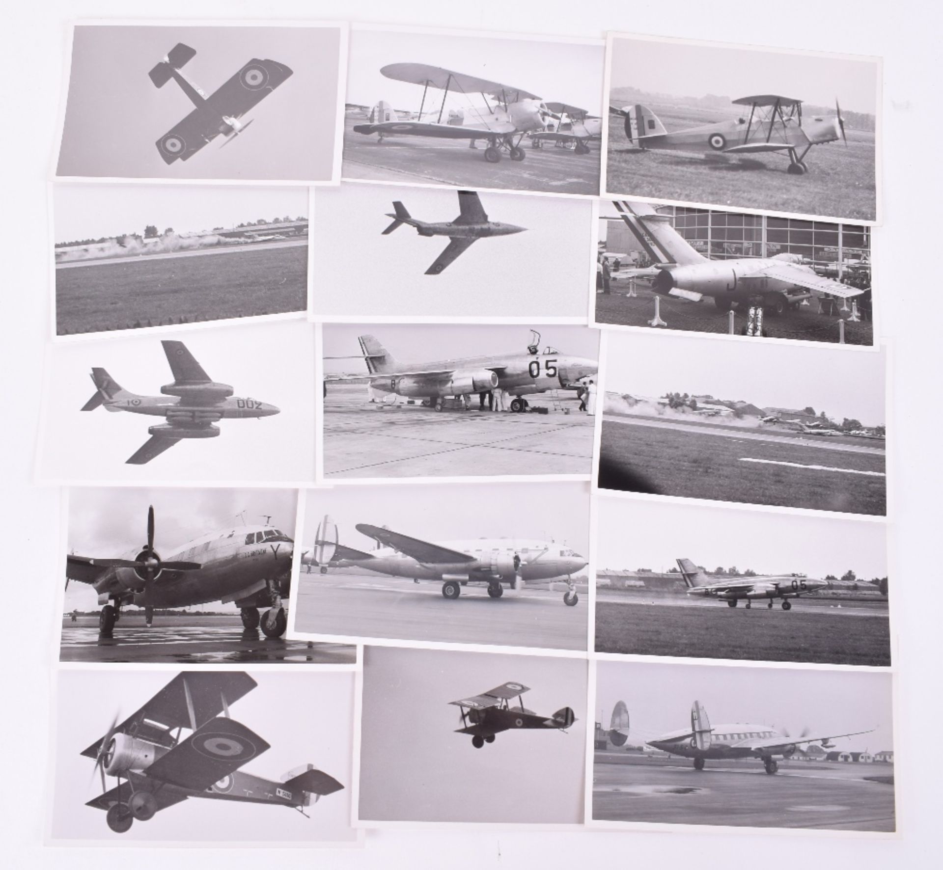 Large Collection of Black & White Aircraft Photographs - Image 5 of 13