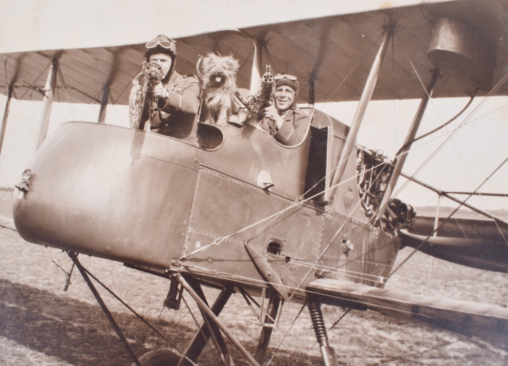 Important Photograph Album of a WW1 Royal Flying Corps Home Defence Squadron