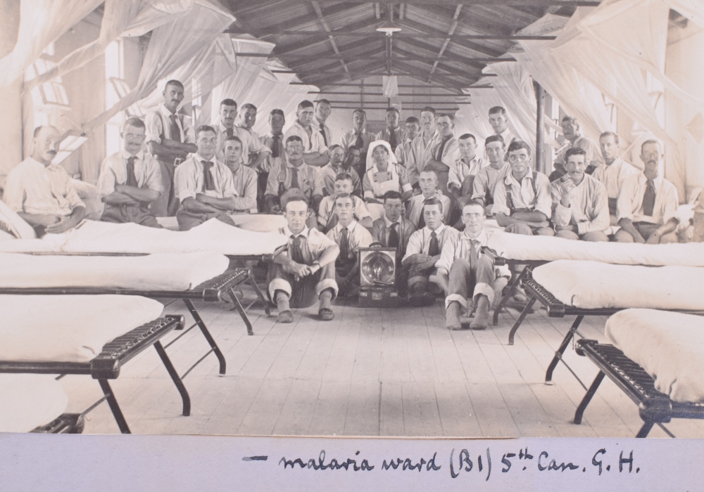 Very Interesting Great War Photograph Album and Scrap Album of the Canadian Army Medical Corps in Sa - Image 8 of 29