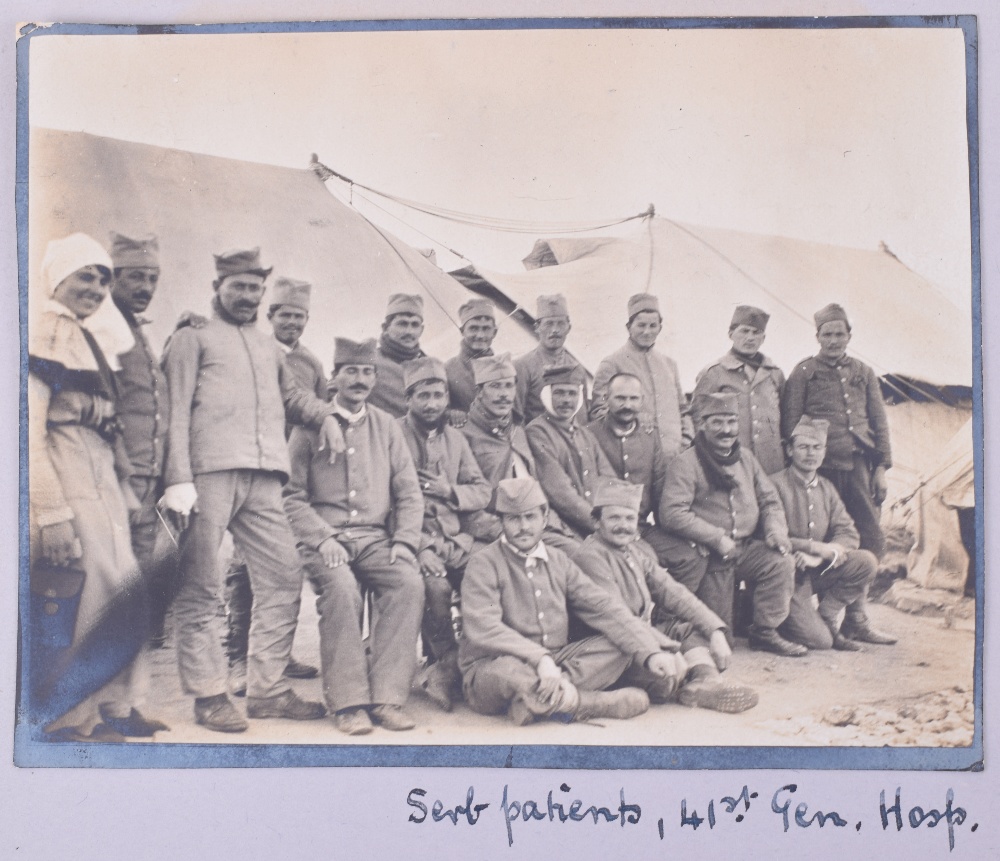 Very Interesting Great War Photograph Album and Scrap Album of the Canadian Army Medical Corps in Sa - Image 10 of 29
