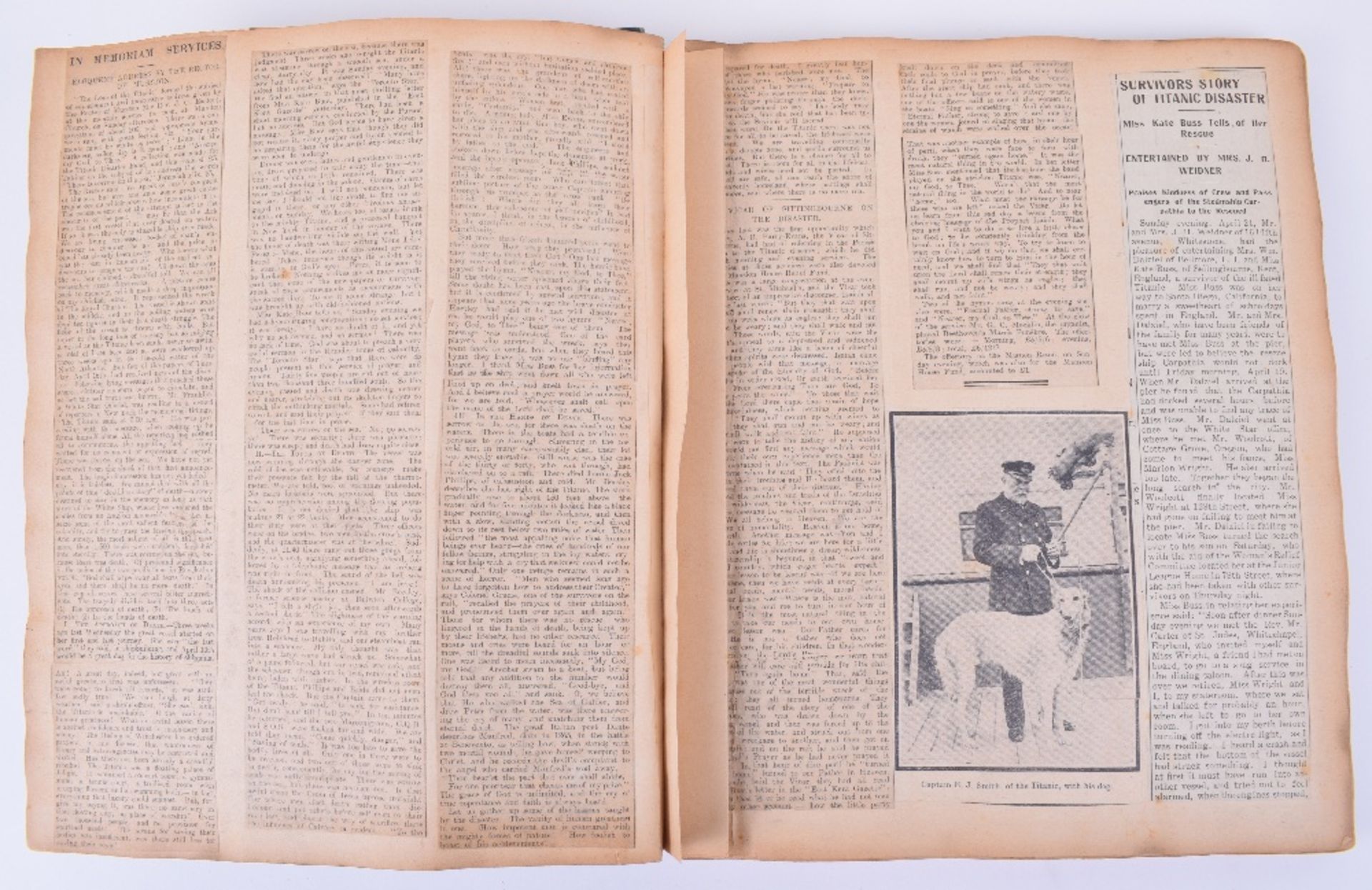 Newspaper Scrap Album of Titanic, Suffragette and National Interest, - Image 4 of 19